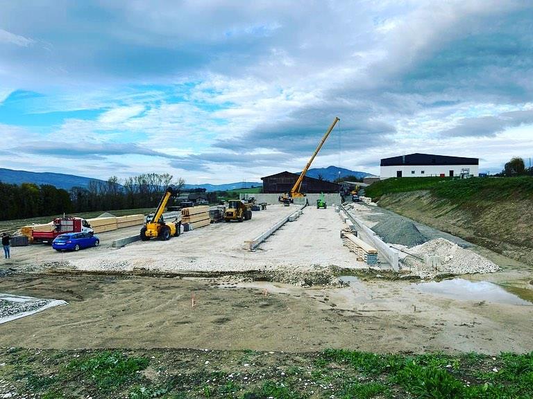 Construction de l’étable «&nbsp;bien-être&nbsp;»
